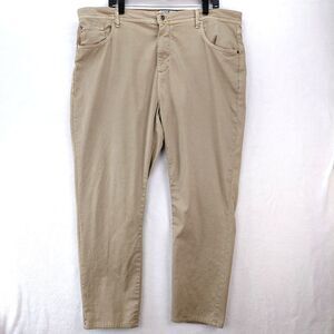 Johnnie-O Carmel Sateen 5 Pocket Pant Men 40x30 Khaki Performance Stretch Travel